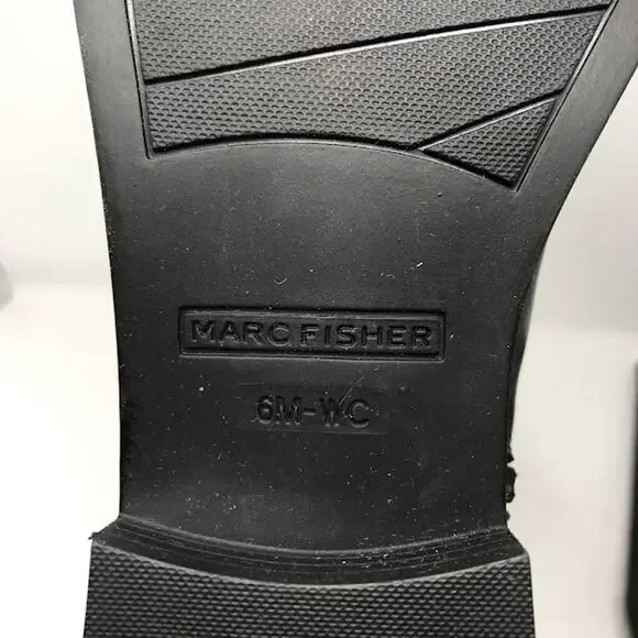 Marc Fisher Womens Secrit Wide Calf Tall Riding Boot 6M - Picture 6 of 9